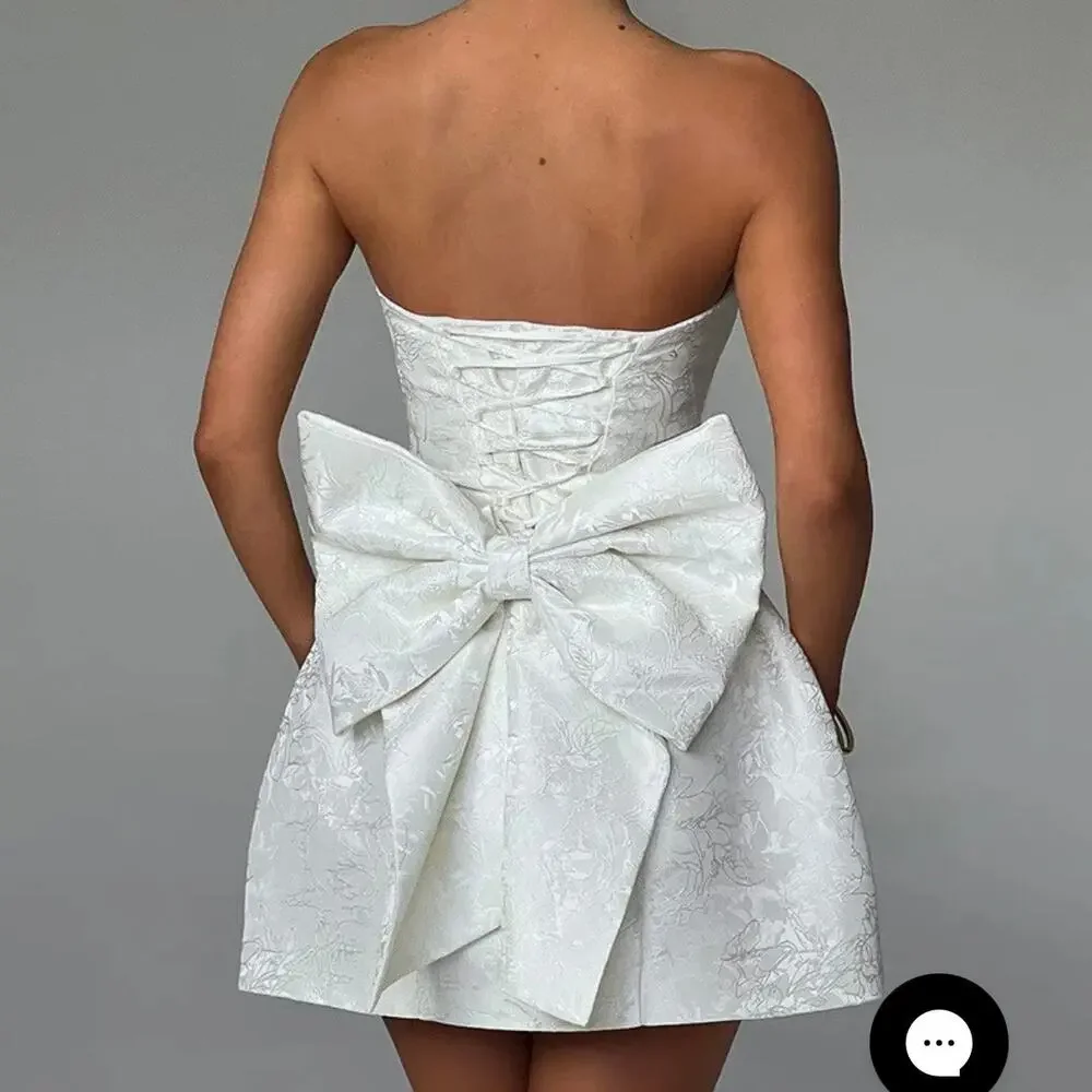 NWT BabyBoo Eleanora Mini Dress in Ivory - Picture 2 of 8